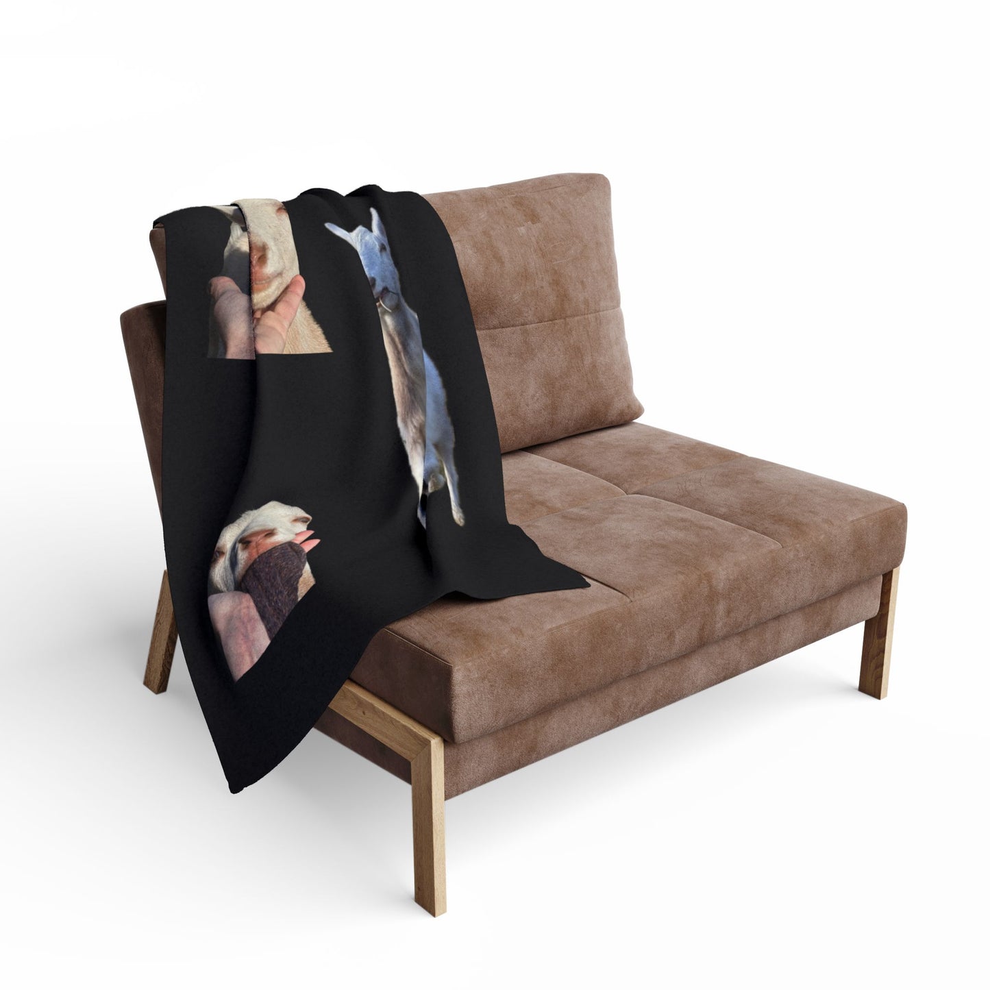 Stevana Razlaff: My Goat Arctic Fleece Blanket