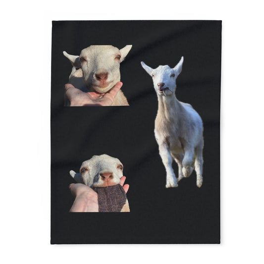 Stevana Razlaff: My Goat Arctic Fleece Blanket